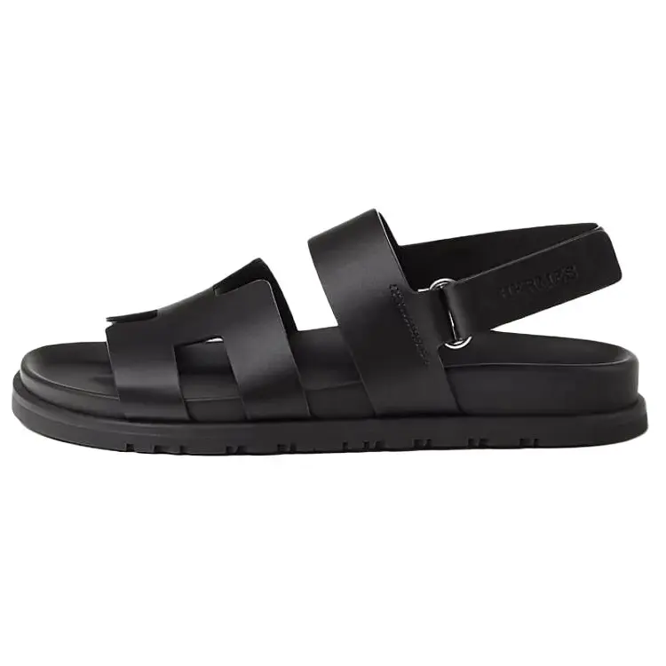 HERMES Сандалии Genius One Strap, женские, черные