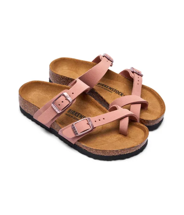 Тапочки майя Narrow fit Birkenstock, розовый — фото 2
