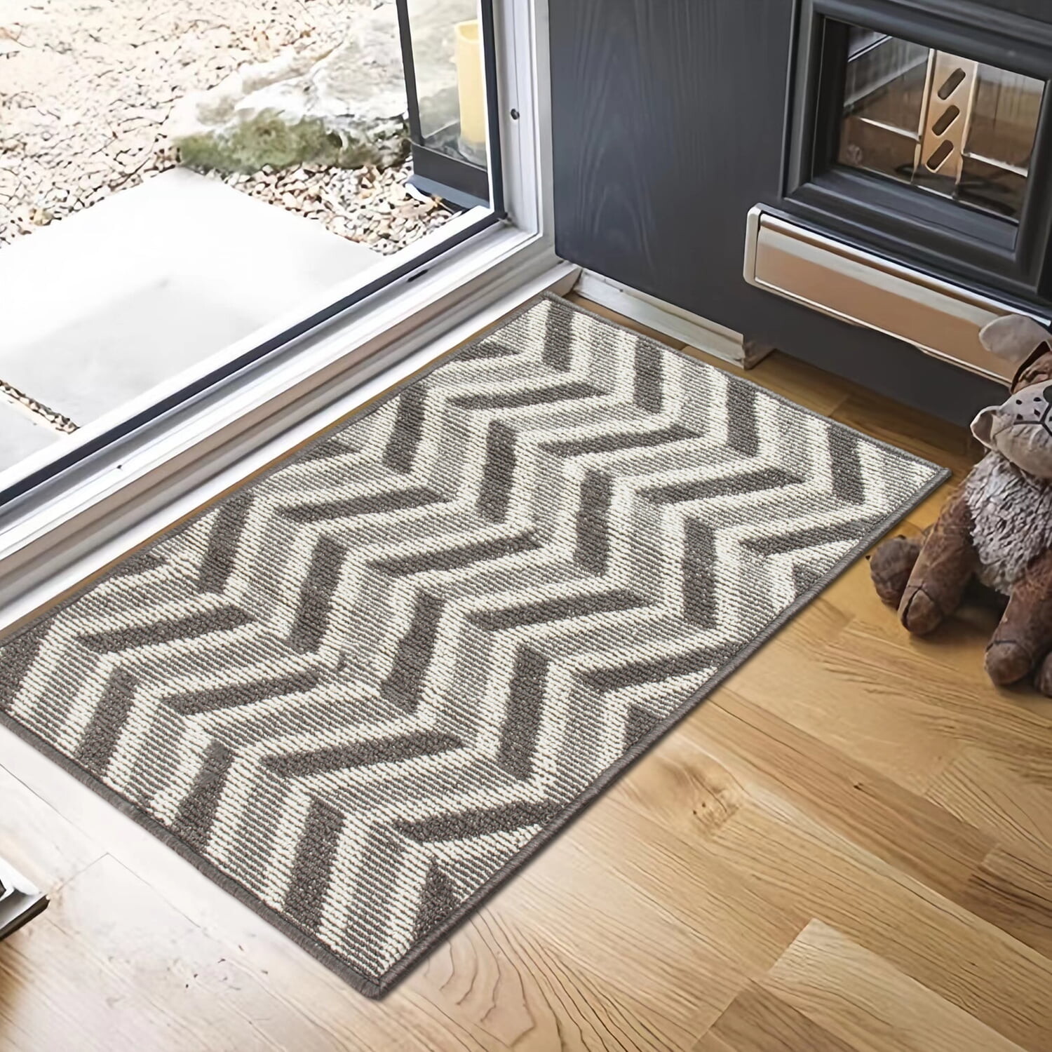 

Коврик для передней двери Aoyom Doormat, серый