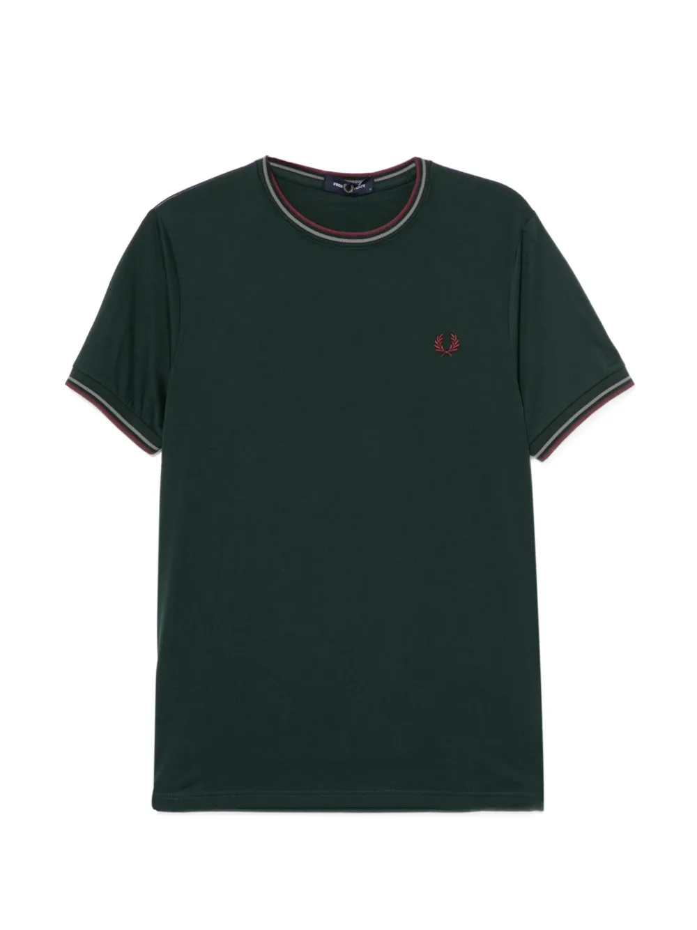 

Футболка с вышитым логотипом Fred Perry, зеленый