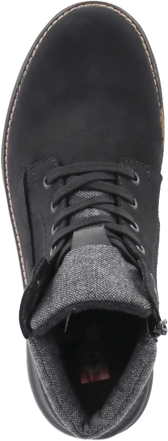 

Мужские классические ботинки Rieker на шнуровке, черный