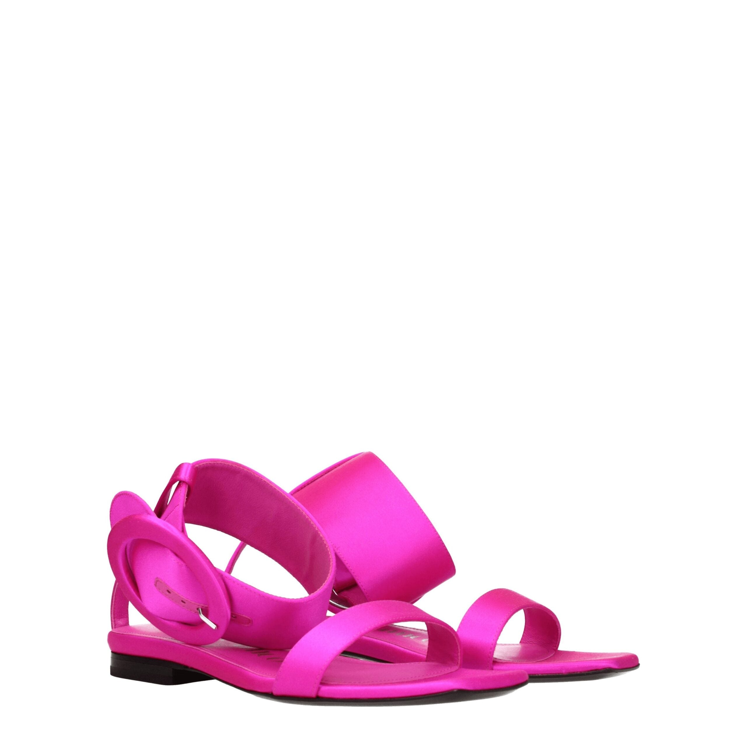 The Attico Satin Women's Sandal, розовый — фото 2
