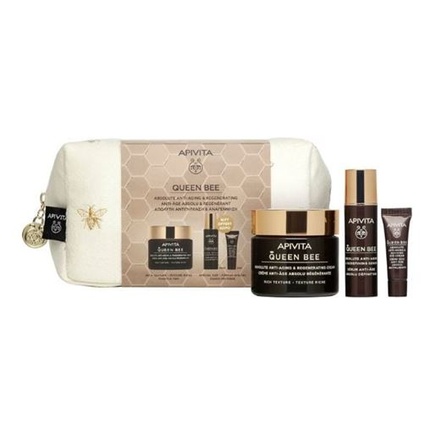 

Промо-акция Queen Bee Rich Texture 50 мл, сыворотка 10 мл и крем для глаз 2 мл Apivita