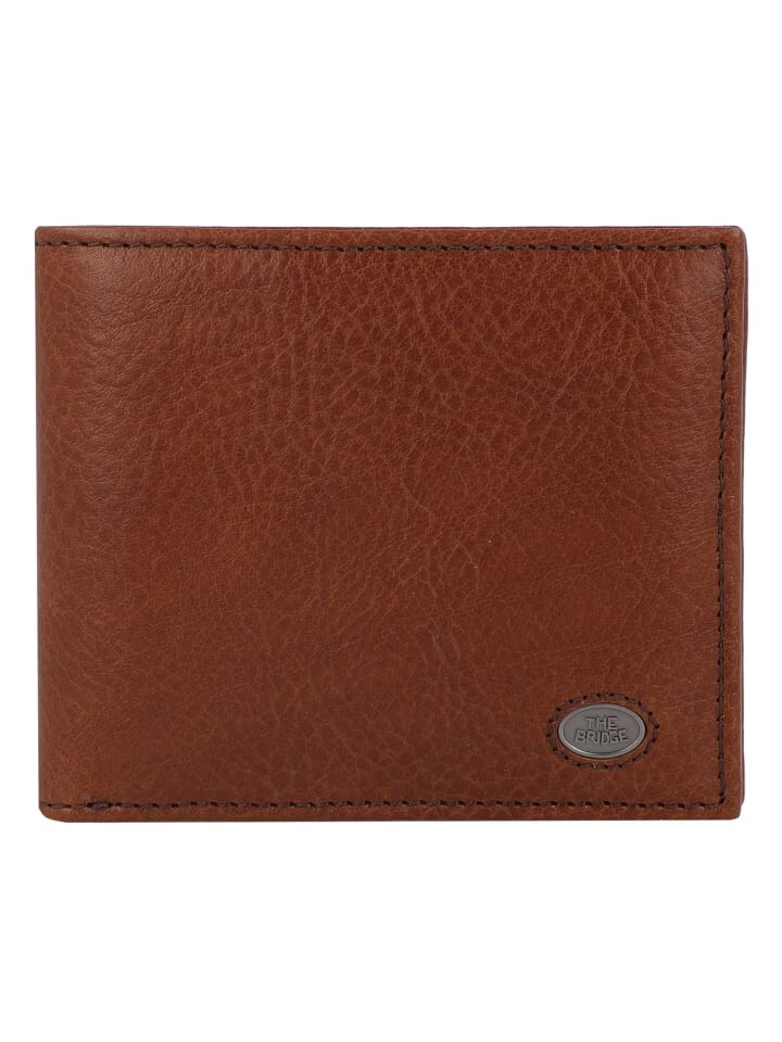 

Кошелек The Bridge Fabio RFID Schutz Leder 11 cm, цвет marrone