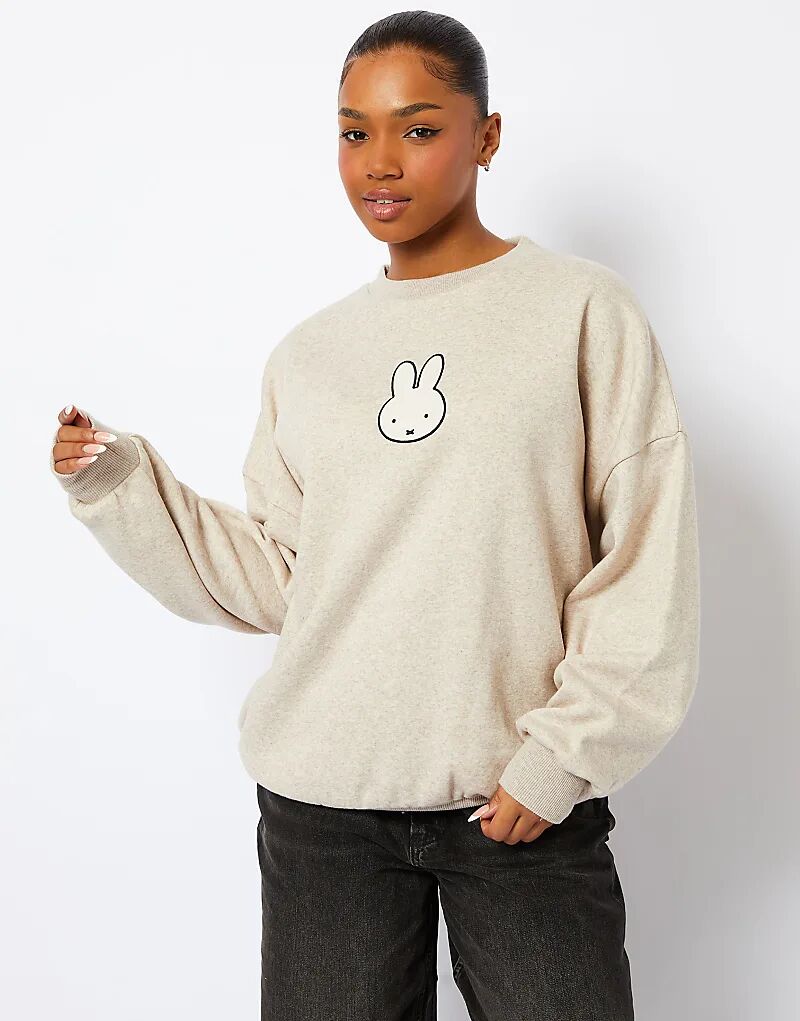

Свитшот London Miffy Oatmeal Skinnydip