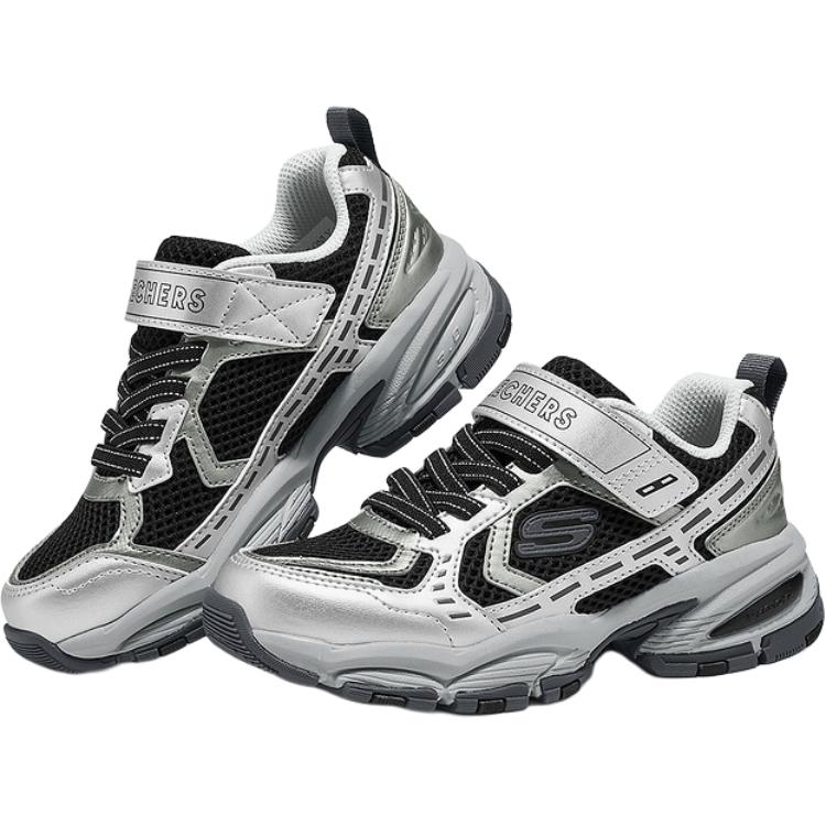 Skechers Kids Низкие детские повседневные кроссовки silver — фото 4