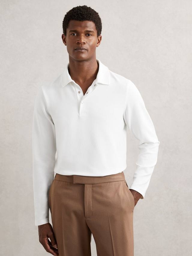 

Футболка-поло с длинным рукавом Tivolli Reiss, White