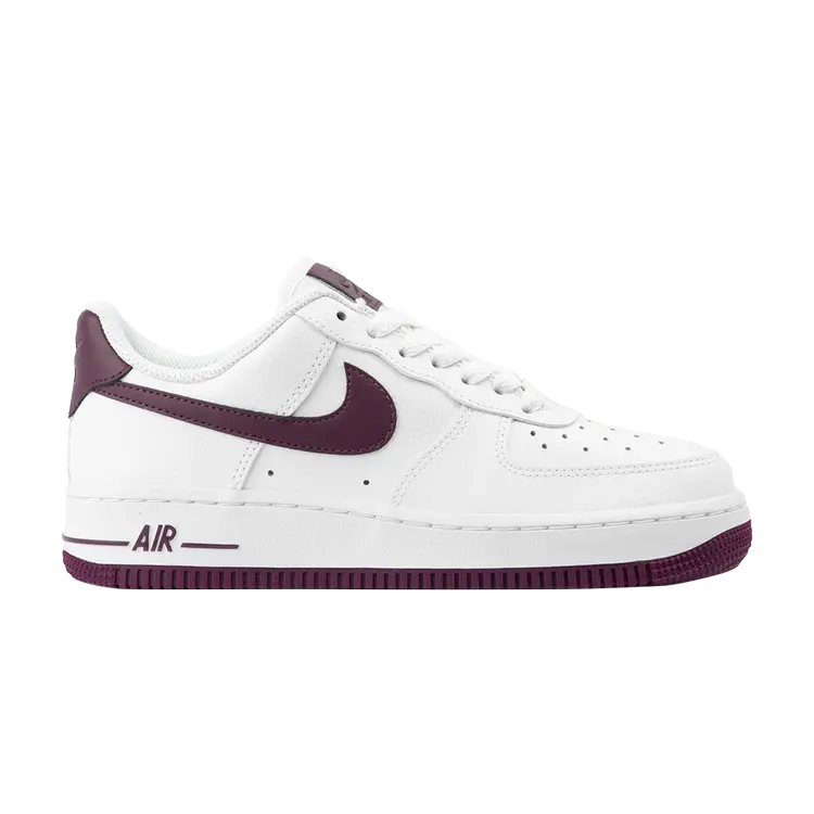 Кроссовки Nike Wmns Air Force 1 Low '07 'Bordeaux', белый