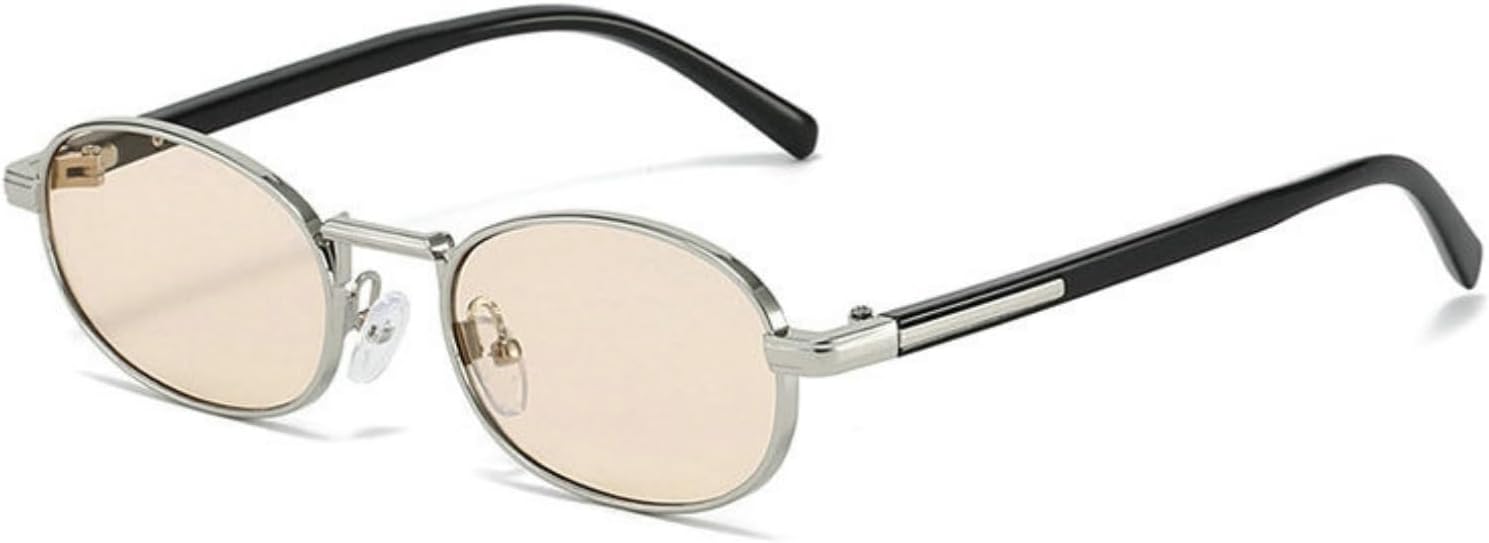 

Хелена, модные солнцезащитные очки 90-х, овальные, женские, роскошные, дизайнерские, с металлической оправой, мужские, классические, винтажные, круглые, с защитой от УФ-излучения UV400 helena, C6