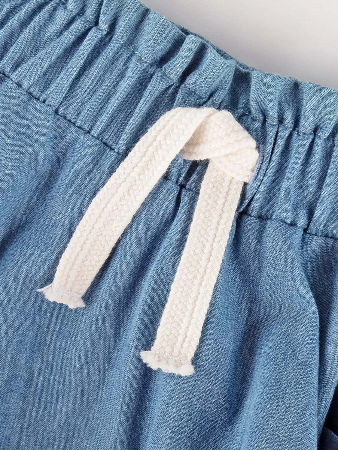 Юбка Sigikid Jeansrock sommerleichter Chambray Rock светло-голубого цвета — фото 4