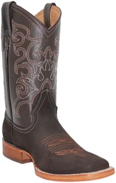 

Мужские ковбойские сапоги The Western Shops с квадратным носком из натуральной кожи, Café