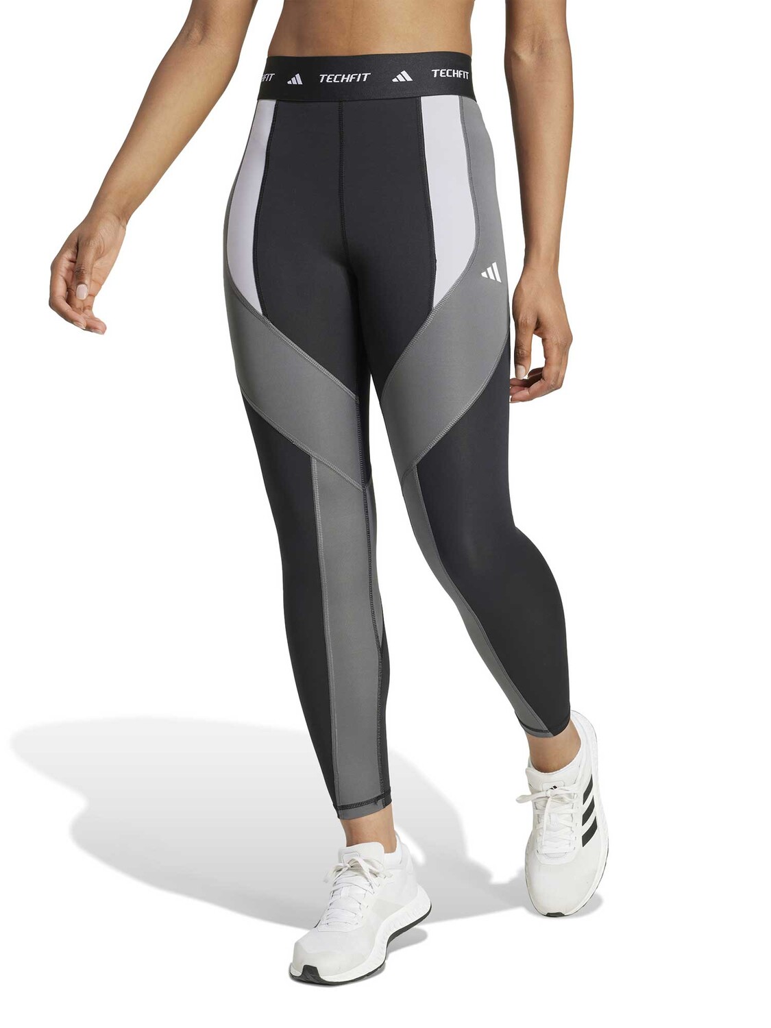 

Тайтсы Adidas Performance Techfit 7/8 Colorblock, черный