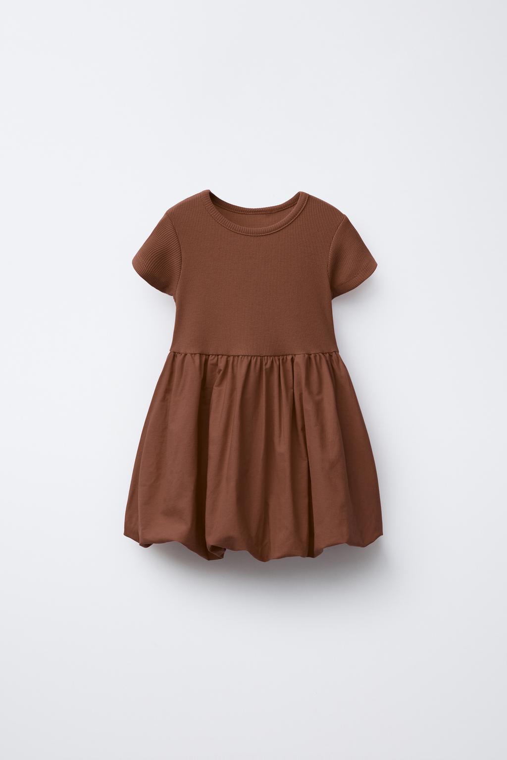 

Подходящее платье с воздушным шаром ZARA, цвет Chocolate
