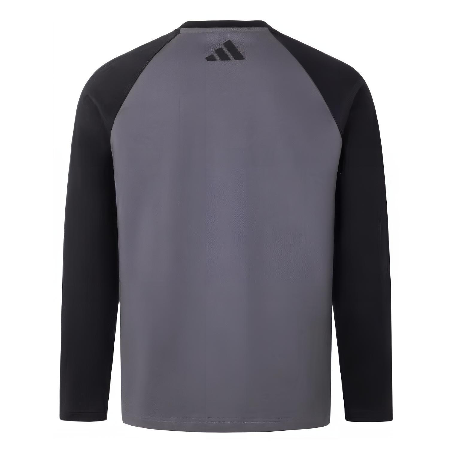 Adidas Футболка Unisex Dark Gray/Black — фото 3