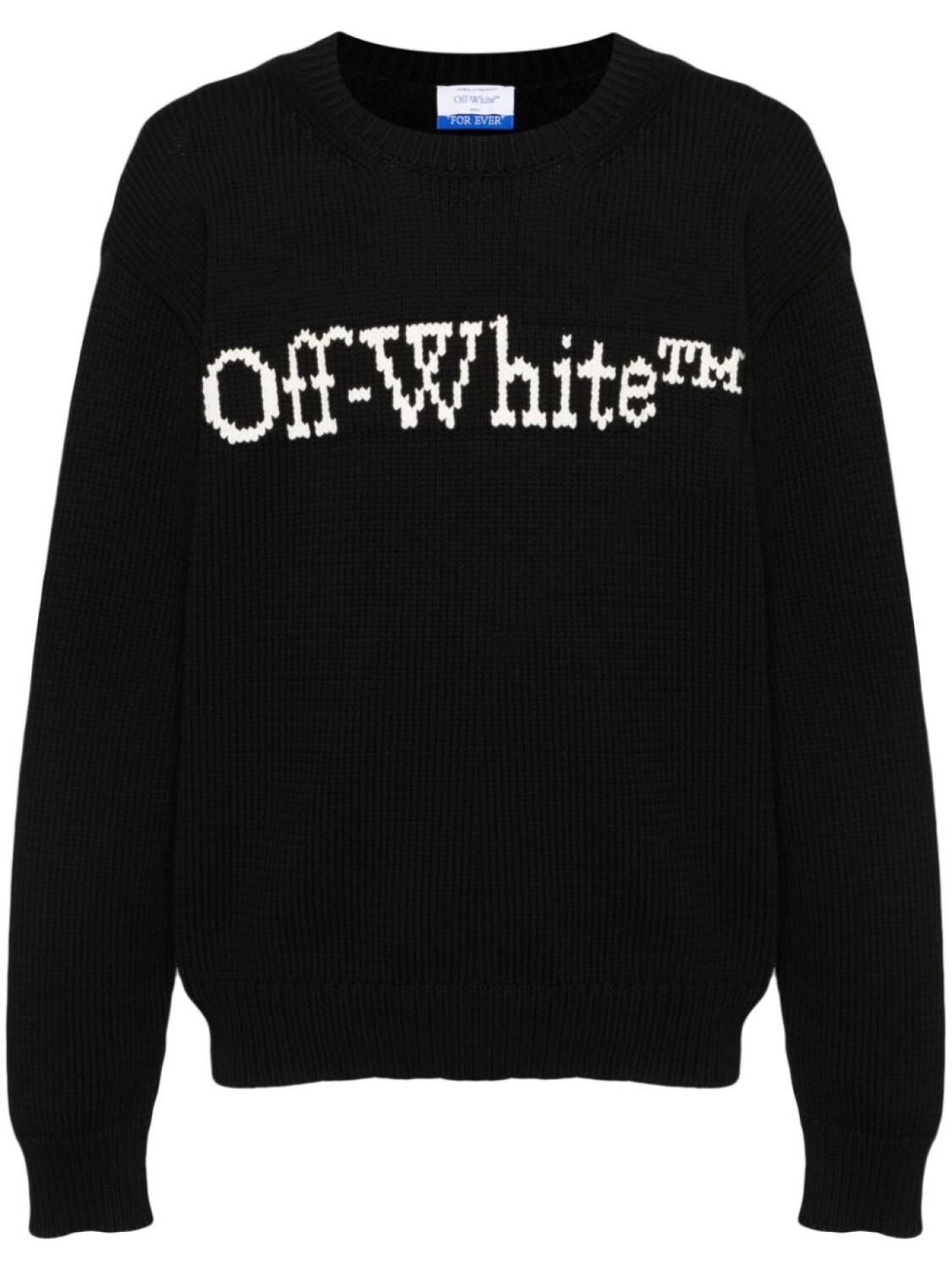 

Off-White джемпер с логотипом, черный