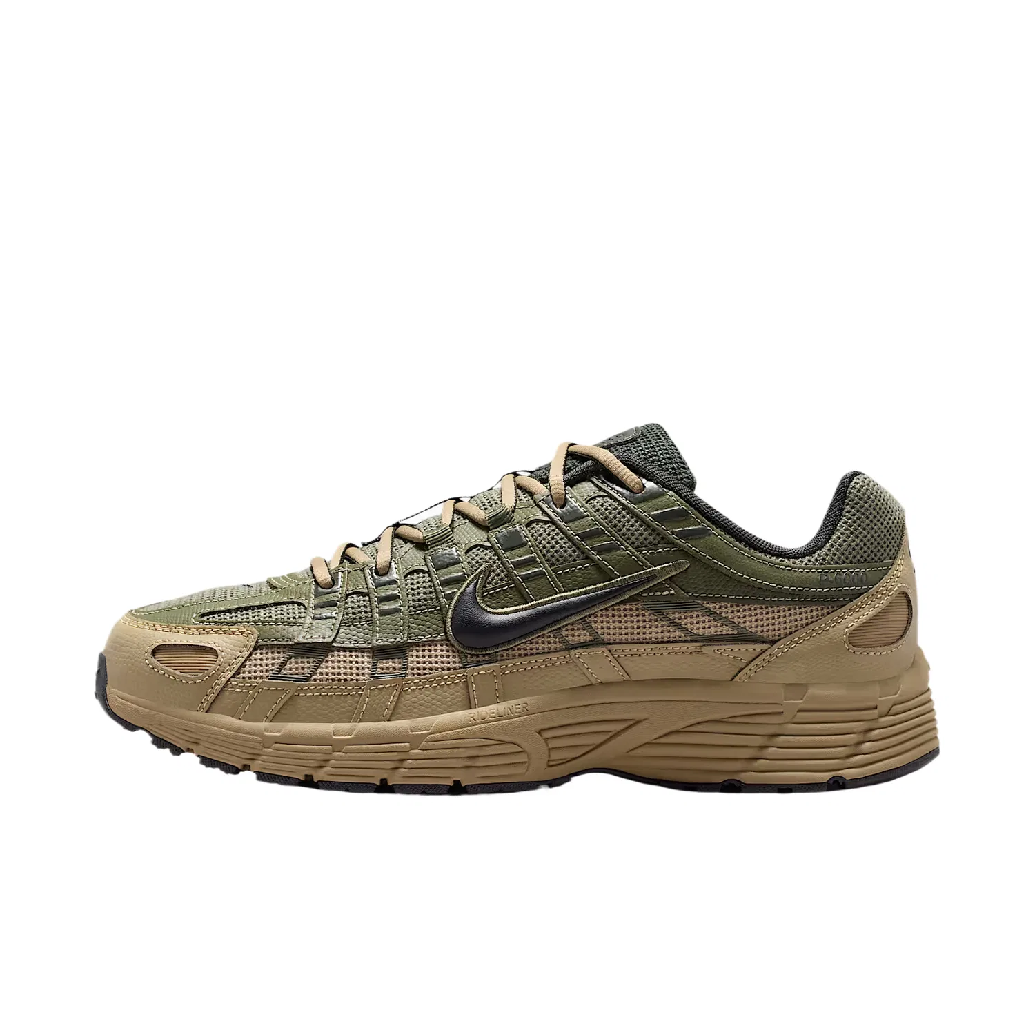 Кроссовки Nike P-6000 Medium Olive Green/Sequoia Green/Parachute Beige/Black