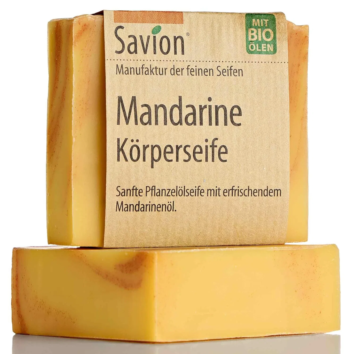 Мандариновое мыло для тела Savion, веганское, 80 г Savion