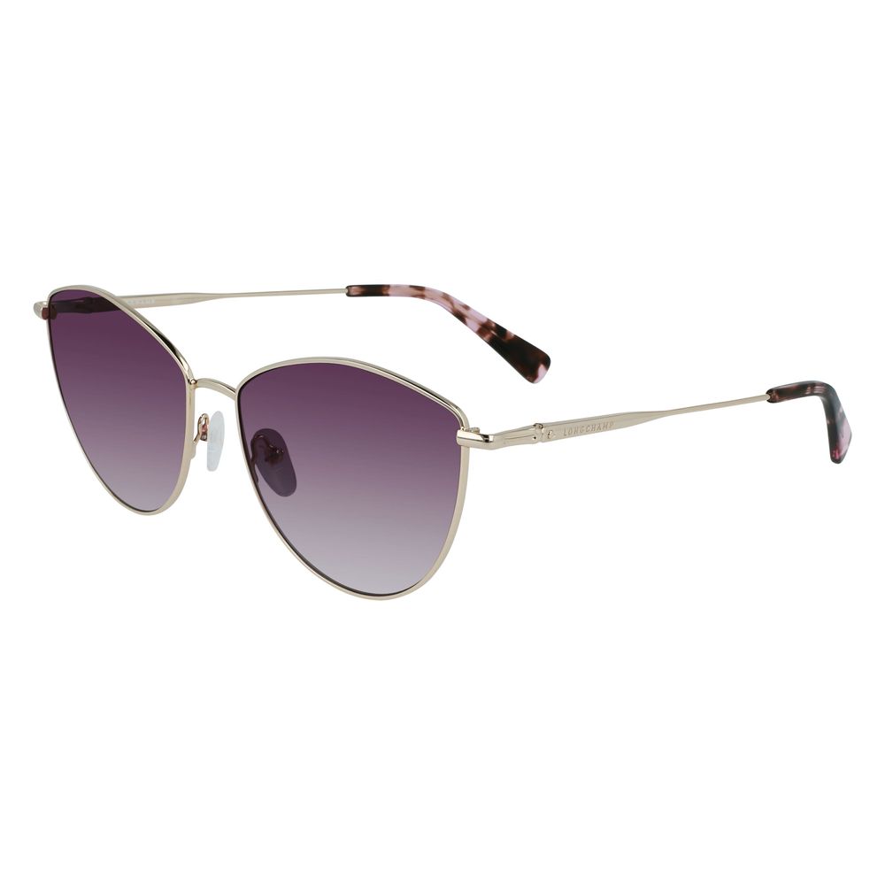 

Женские солнцезащитные очки Longchamp Metal, золотой