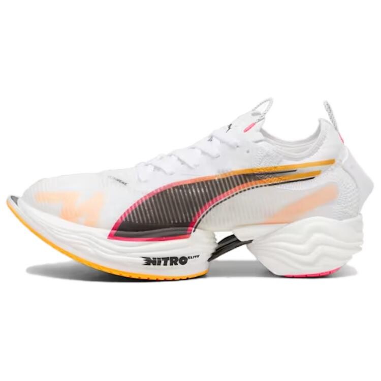 

Кроссовки для бега Fast-R Nitro Elite 2 мужские с низким верхом белые/желтые Puma