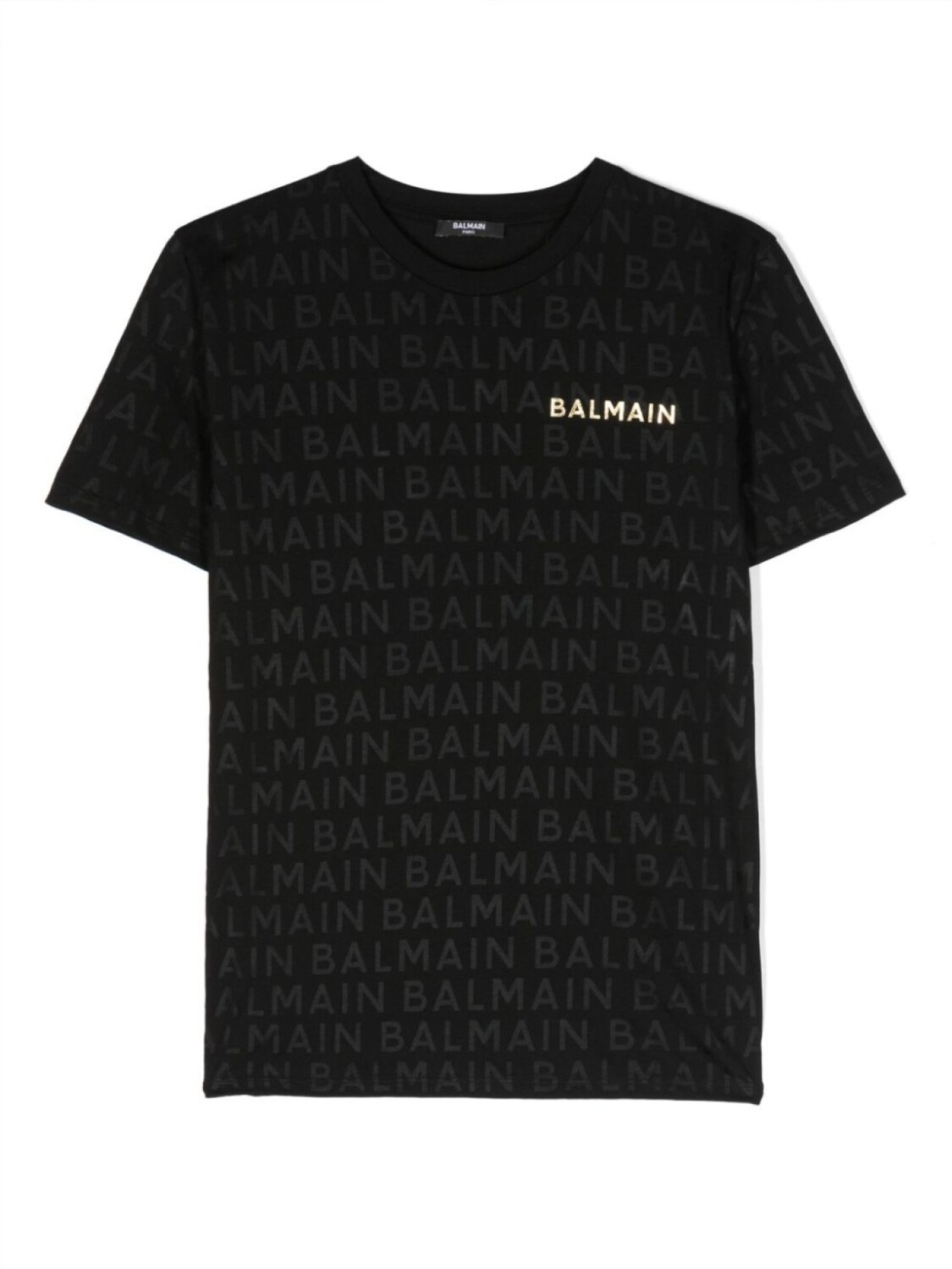 

Balmain Kids футболка с логотипом, черный