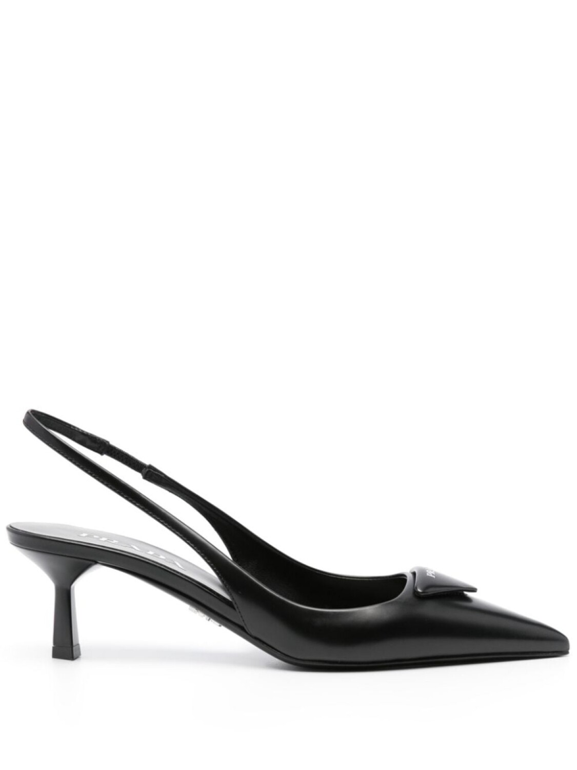 

Prada туфли с логотипом, черный