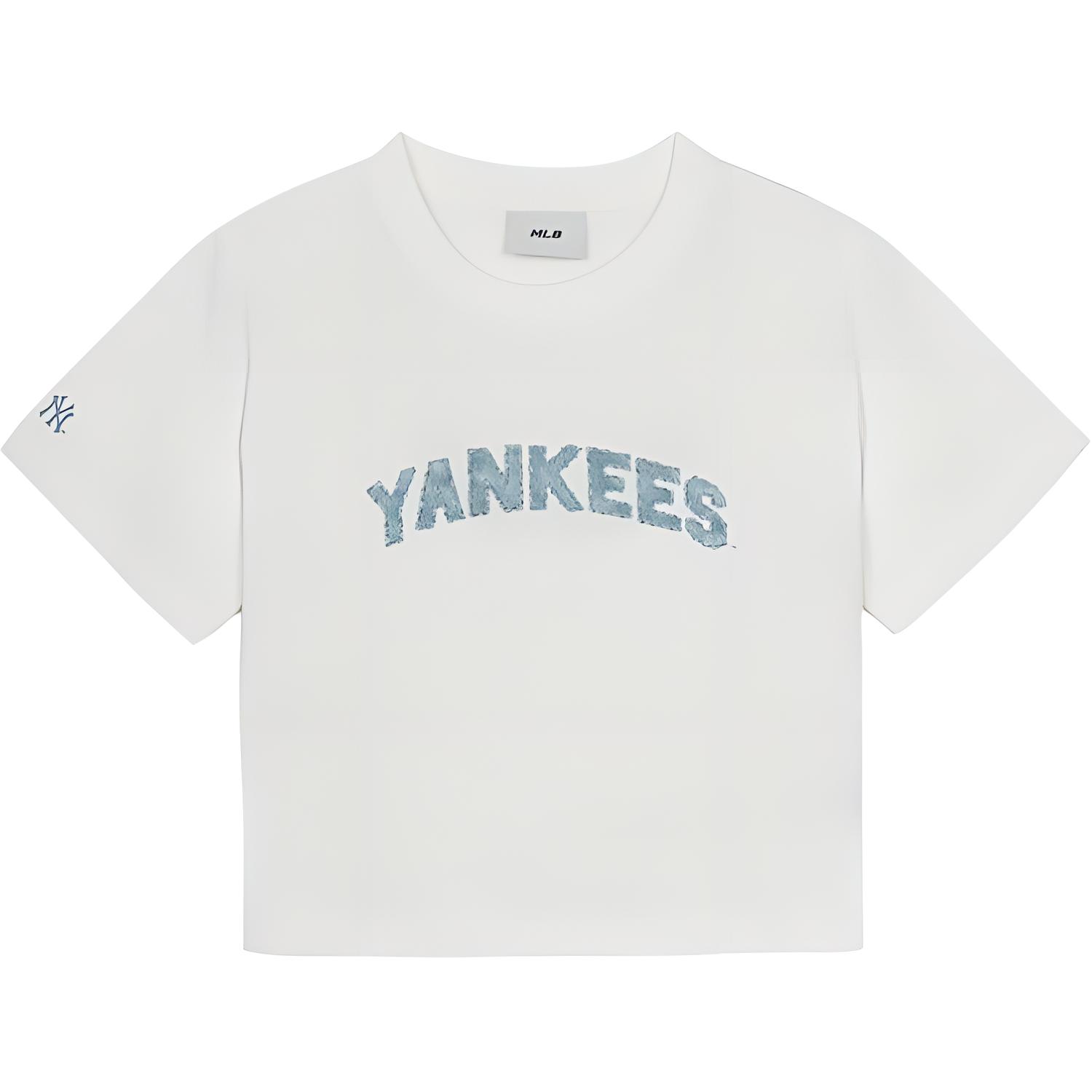 

MLB Футболка женская белая, Белый, MLB Футболка женская белая