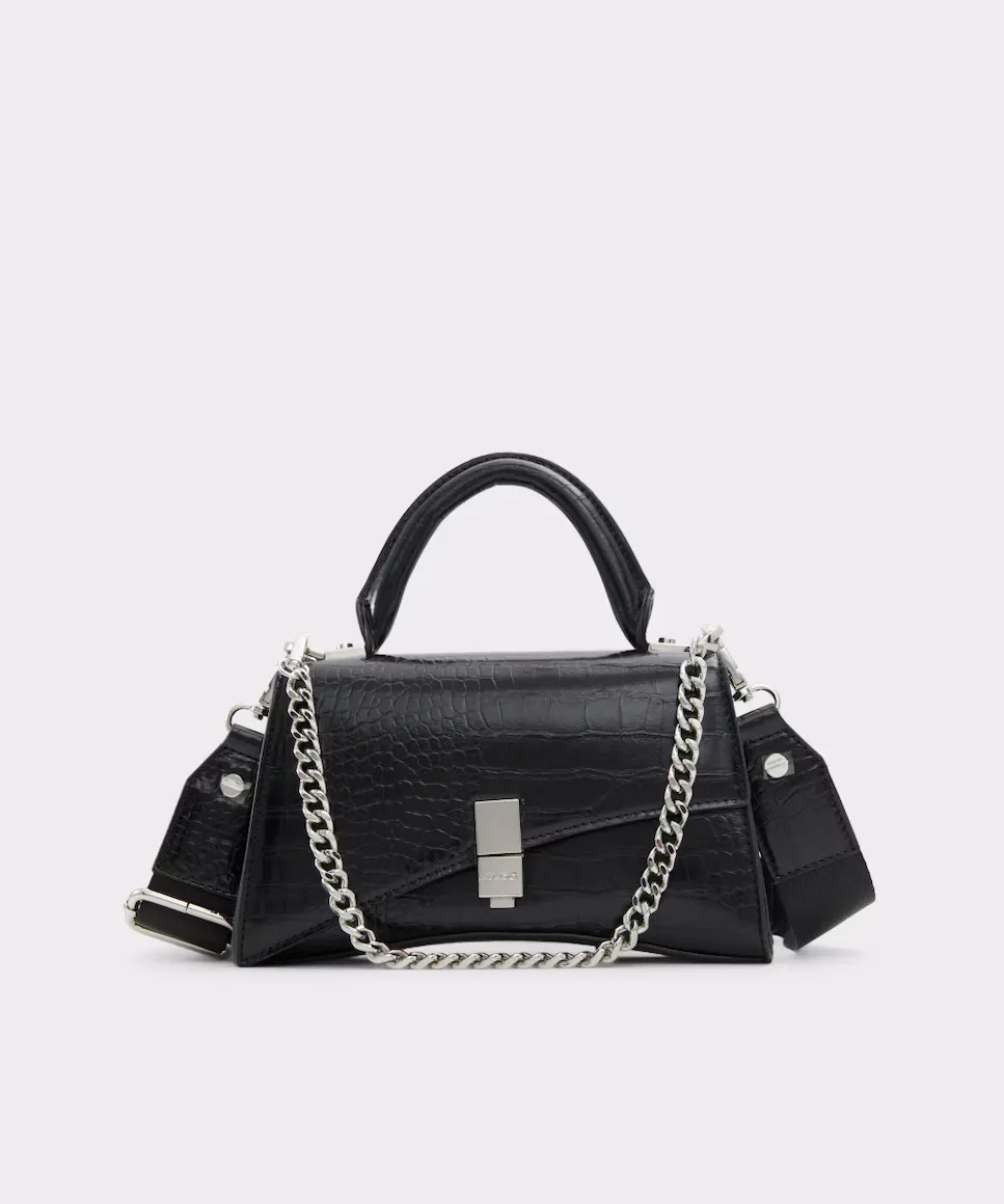 

Сумочка с металлической застежкой Aldo, черный