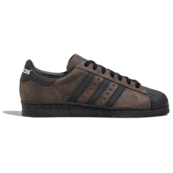 Кроссовки оригинальные superstar 82 shoes Adidas, коричневый — фото 3