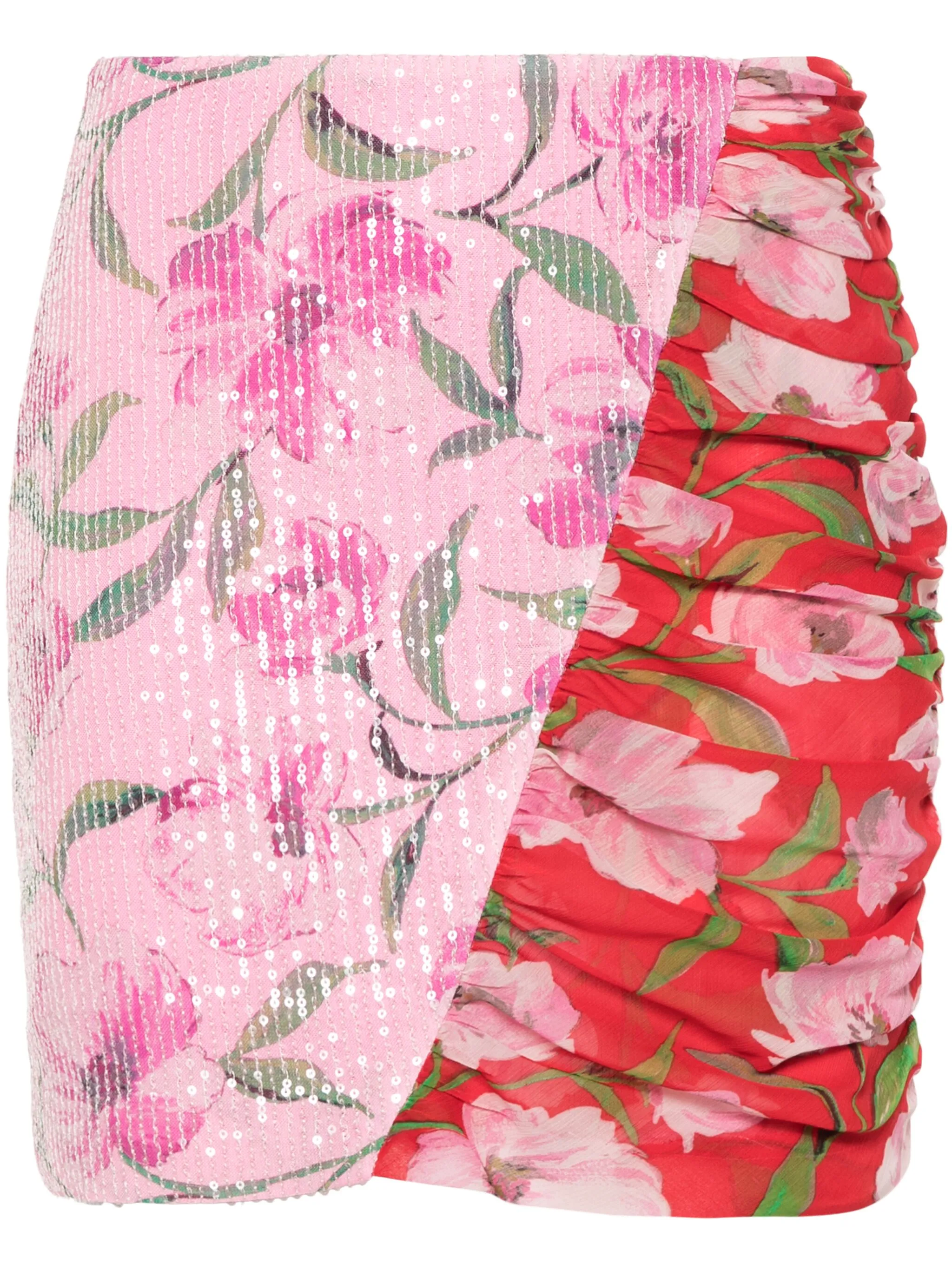 

Юбка с пайетками Rotate Birger Christensen, розовый