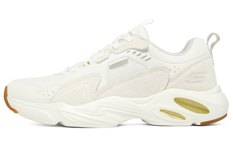 

Кроссовки мужские D"Lites 4.0 Chunky с низким верхом, белые/золотые/коричневые Skechers, Коричневый, Кроссовки мужские D"Lites 4.0 Chunky с низким верхом, белые/золотые/коричневые Skechers