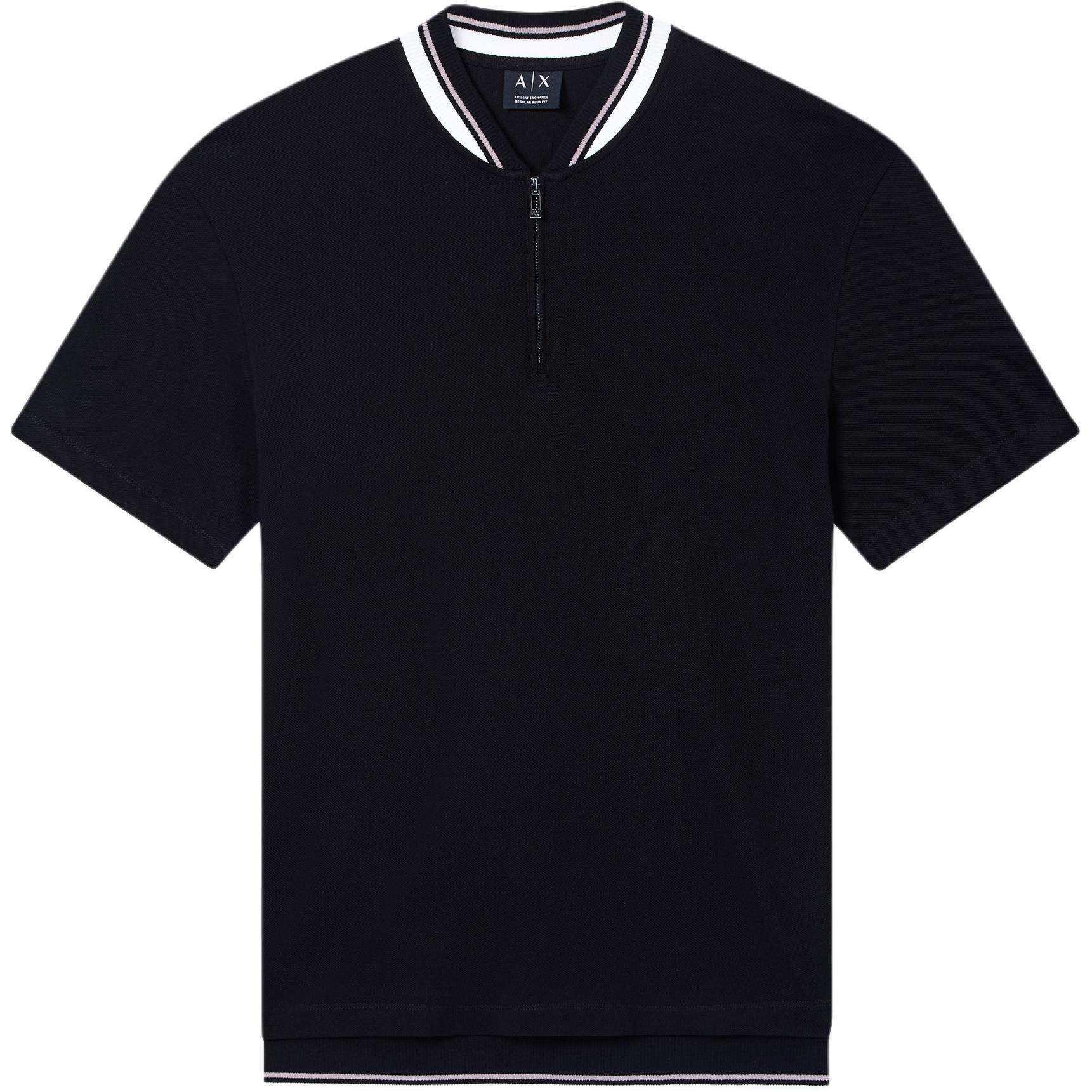 

Футболка-поло AE SS26 для мужчин ARMANI EXCHANGE, черный