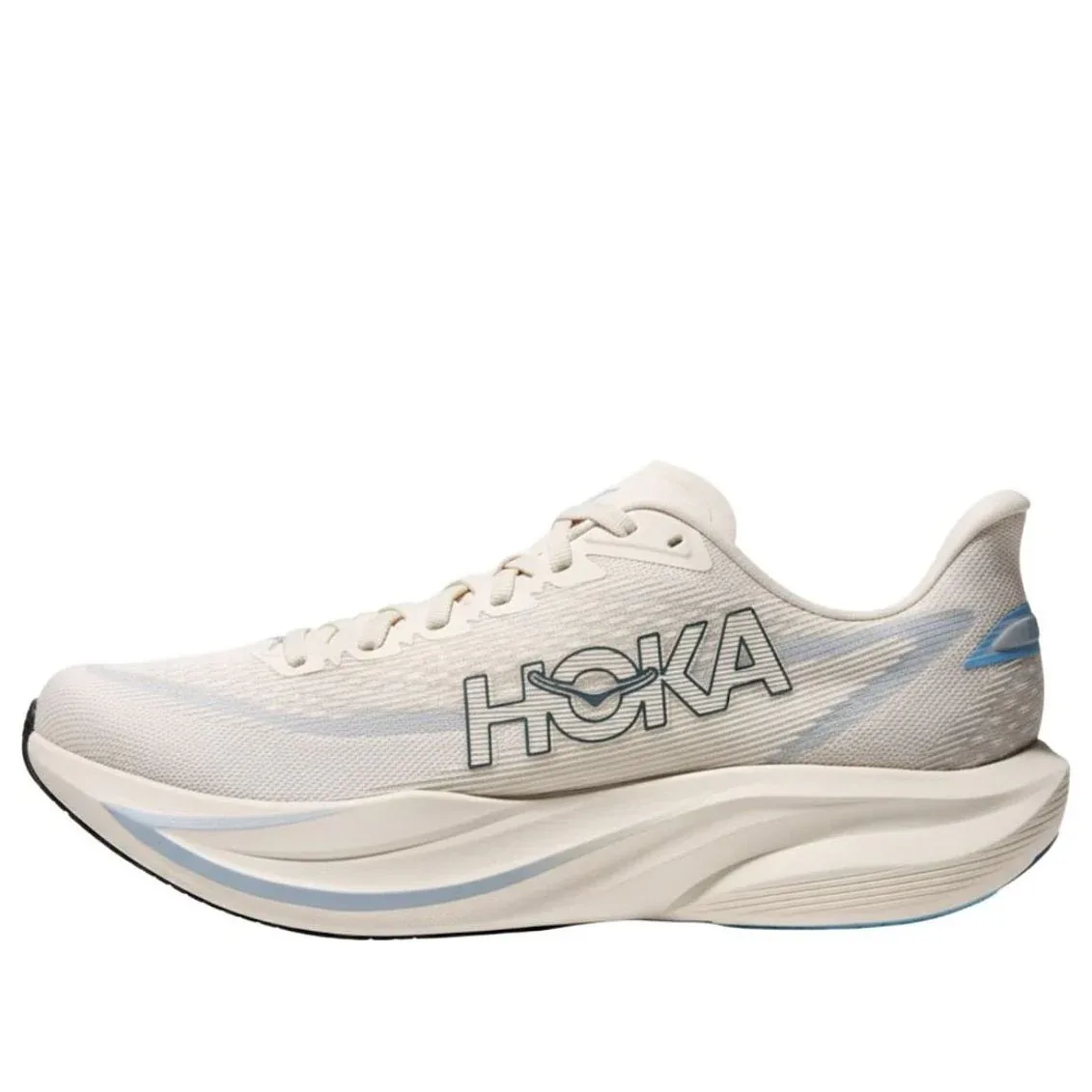 Кроссовки HOKA ONE ONE Mach 7 'Alabaster Soaring Blue', бежевый
