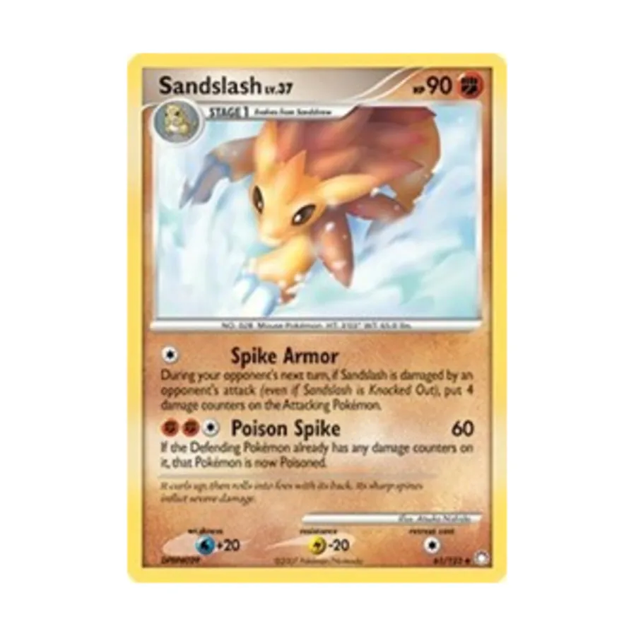 

CCG Сэндслэш (U) #61, Pokemon - Mysterious Treasures - Singles