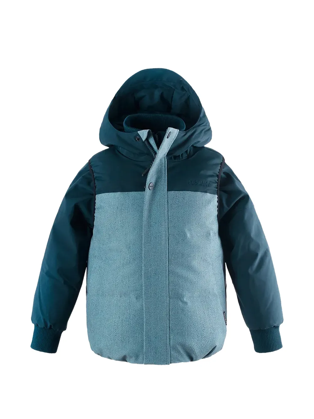 

Комплект из двух двуцветных курток с капюшоном Gosoaky, синий