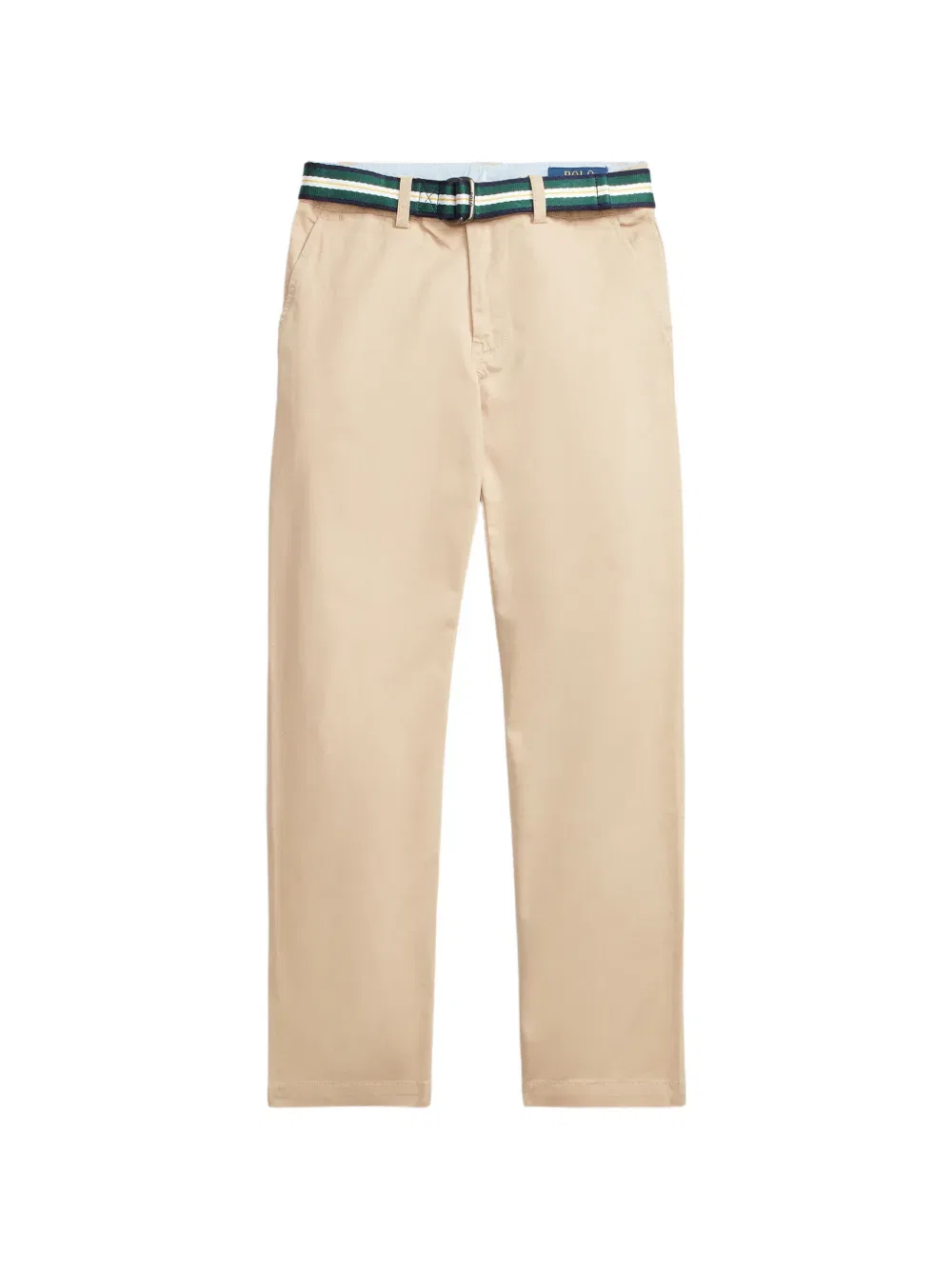 Брюки чинос с поясом Polo Ralph Lauren Kids, нейтральный