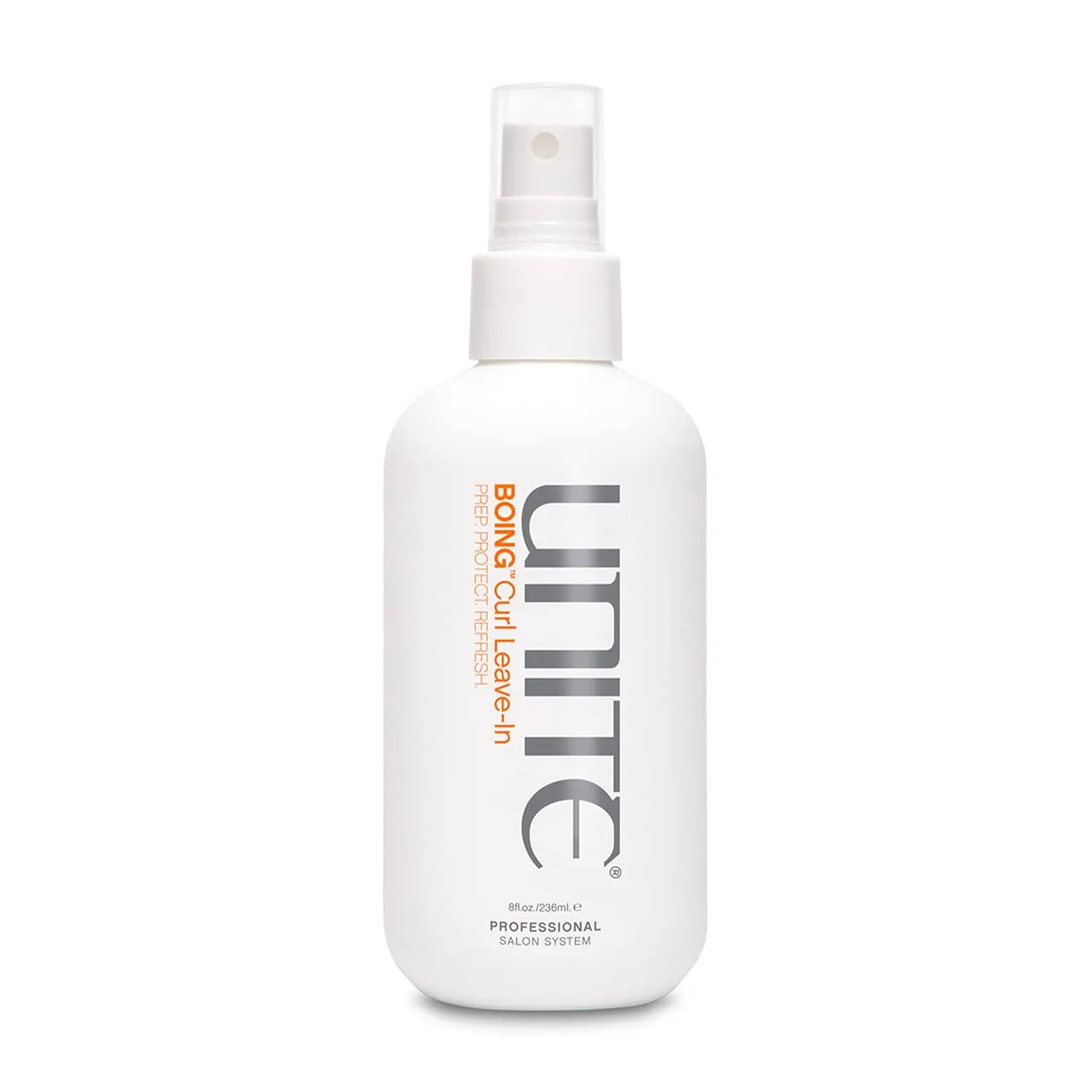 UNITE Hair - BOING Curl Leave-In - Легкий спрей для распутывания волос, увлажнения, определения и контроля завитков - для волнистых, кудрявых и кучерявых волос - защита от ультрафиолета и термовоздействия - 237 мл