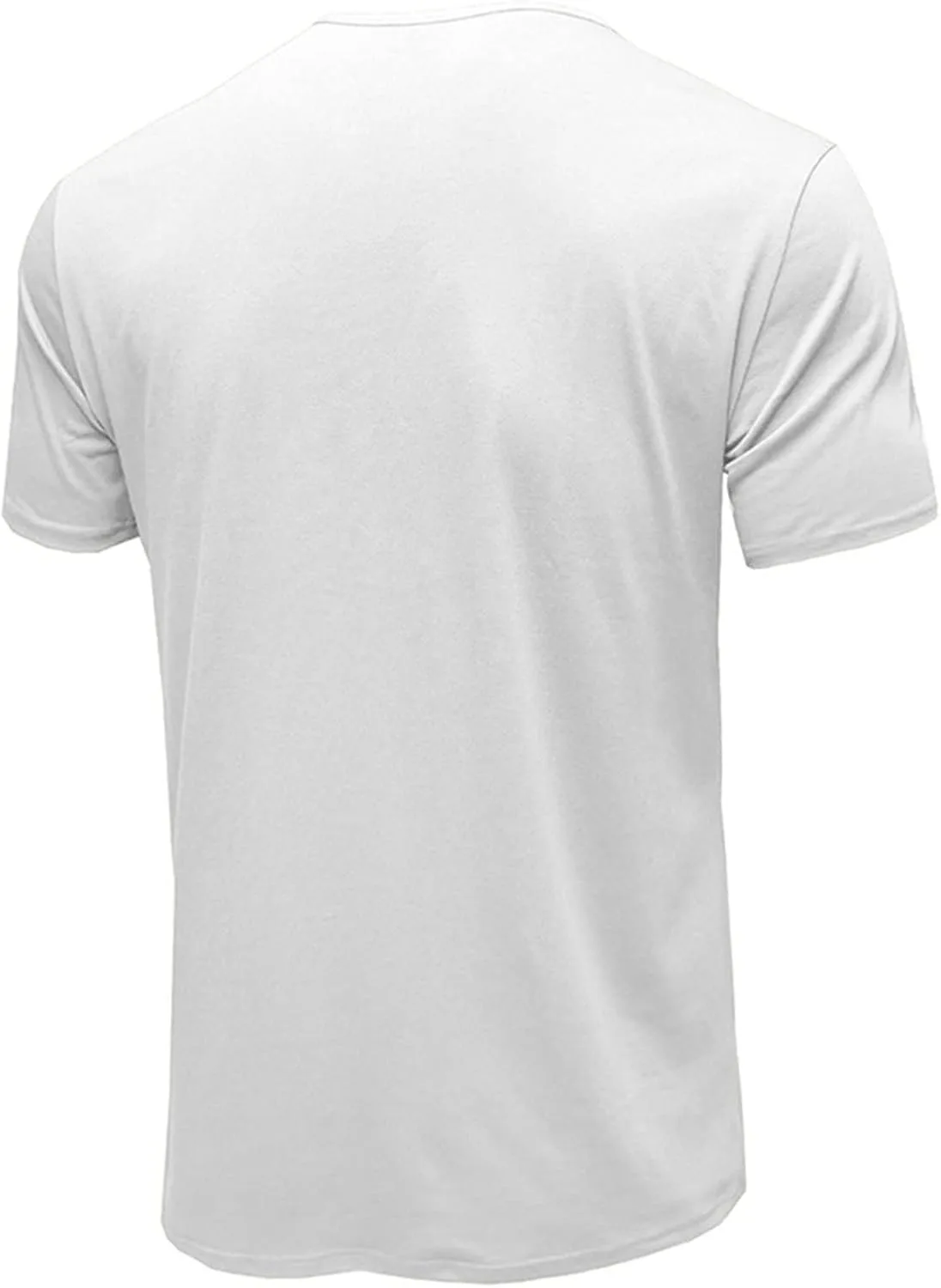 Мужская футболка хенли с коротким рукавом slim fit — фото 3