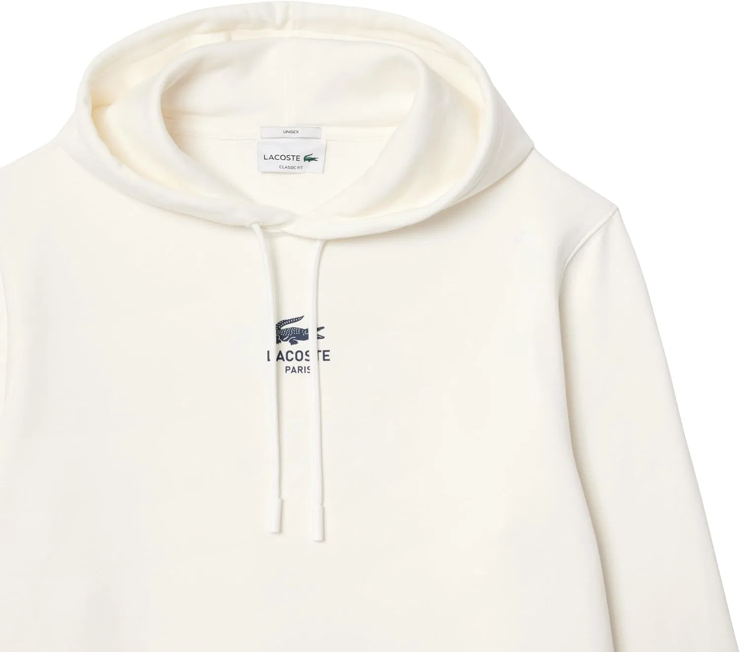 Толстовка мужская Lacoste с графическим принтом, классический крой, 100% хлопок — фото 2