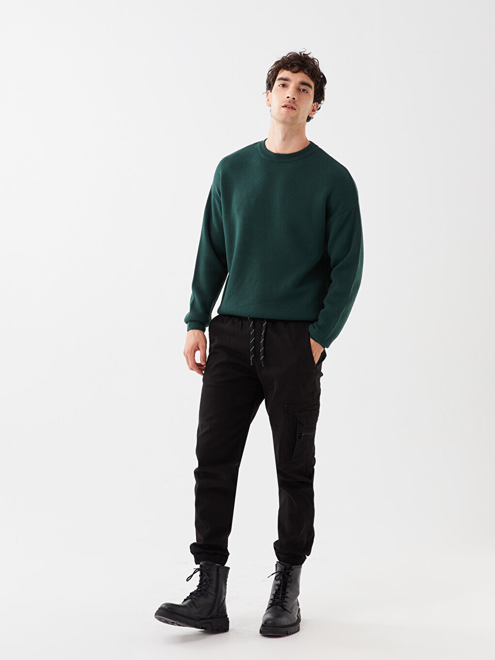 

Мужские брюки-джоггеры Standard Mold из габардина LCW Casual