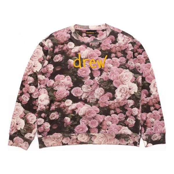 

Толстовка scribble crewneck sweatshirt 'roses' Drew House, розовый