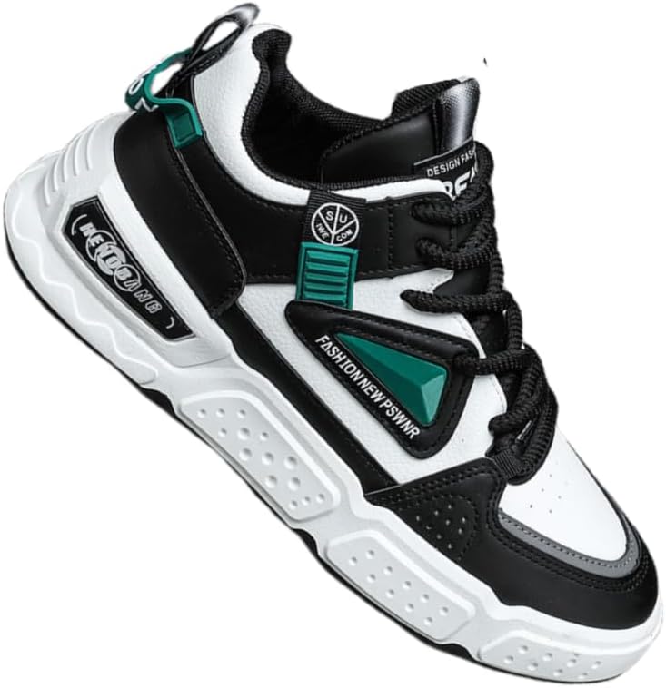 

Мужские кроссовки Clolinde High top 2024 лето Платформа повседневные скейт кроссовки Модные Нескользящие Мужские баскетбольные, черный