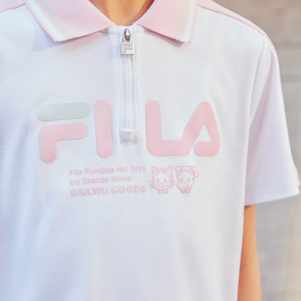 Polo футболка стандартная white для детей 3-7 лет FILA KIDS, белый — фото 4