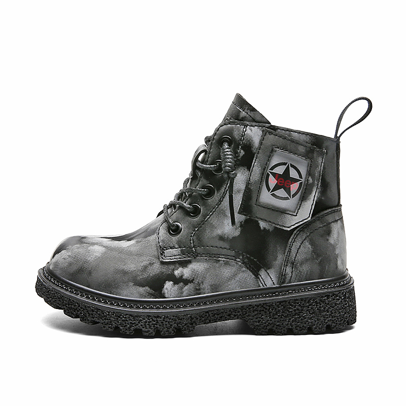 

Низкие детские ботинки Black Camouflage Kids' Jeep