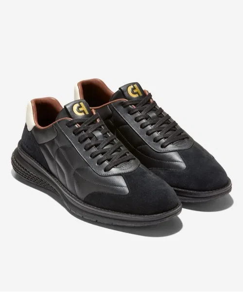 Мужские кроссовки из натуральной кожи COLE HAAN GrandPro Touchline Energyweave чёрные — фото 3
