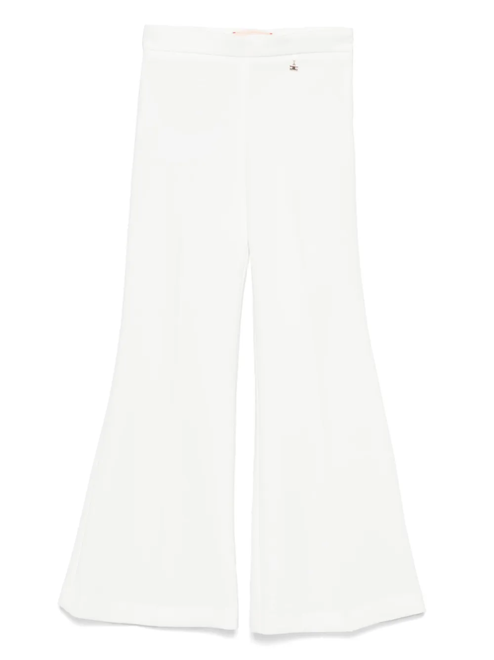 

Креповые брюки Elisabetta Franchi La Mia Bambina, белый