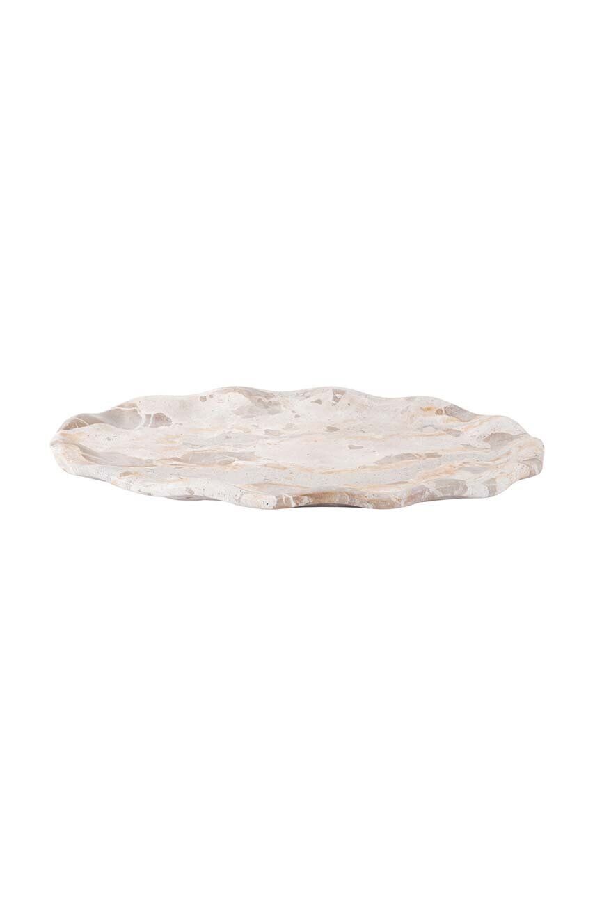 

Декоративный поднос Present Time Waved Oval M, мультиколор