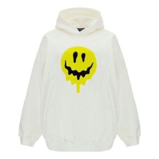 

Толстовка drip peace hoodie large fit 'white' Balenciaga, белый