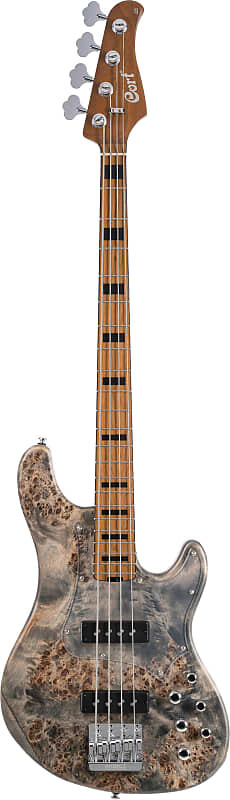 

Басс гитара Cort GBMODERN4OPCG GB-Modern 4 Poplar Burl Top Rstd. Maple Neck 4-String Electric Bass Guitar w/Case