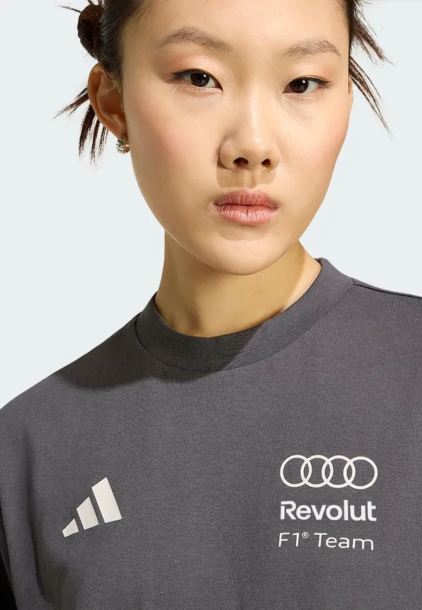 Футболка audi revolut f1 team dna sports Adidas Performance, Utility Black — фото 3