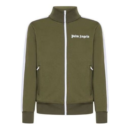 

Куртка classic track jacket 'military white' Palm Angels, зеленый